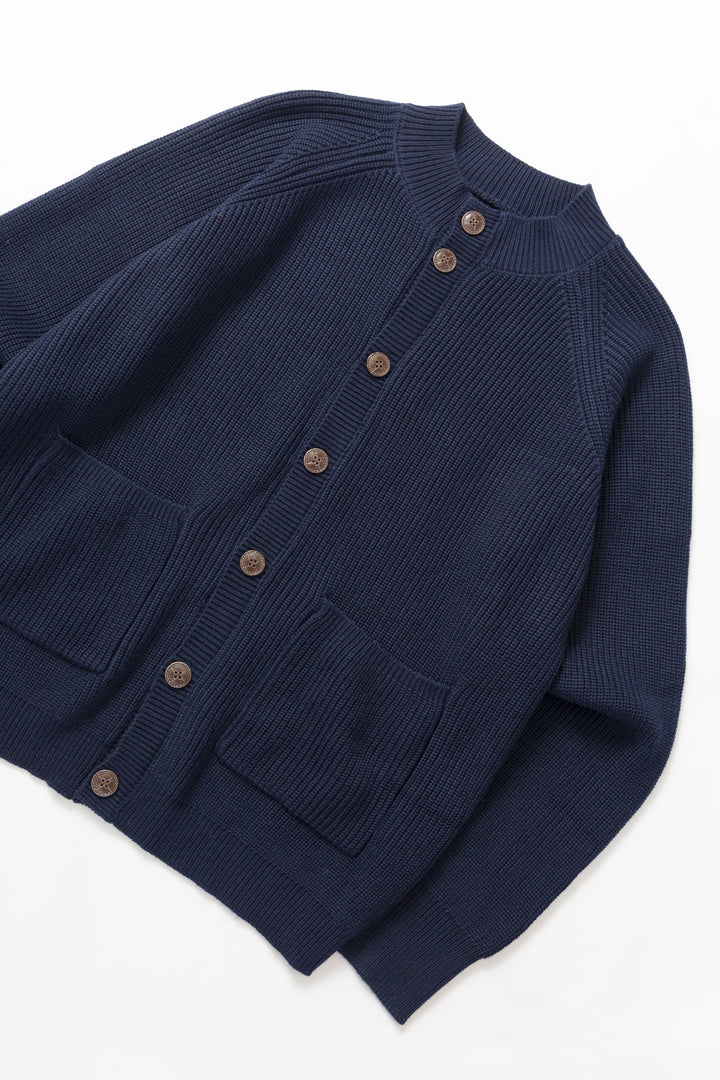 Okonkwo MFG - Knitted Cardigan - Navy