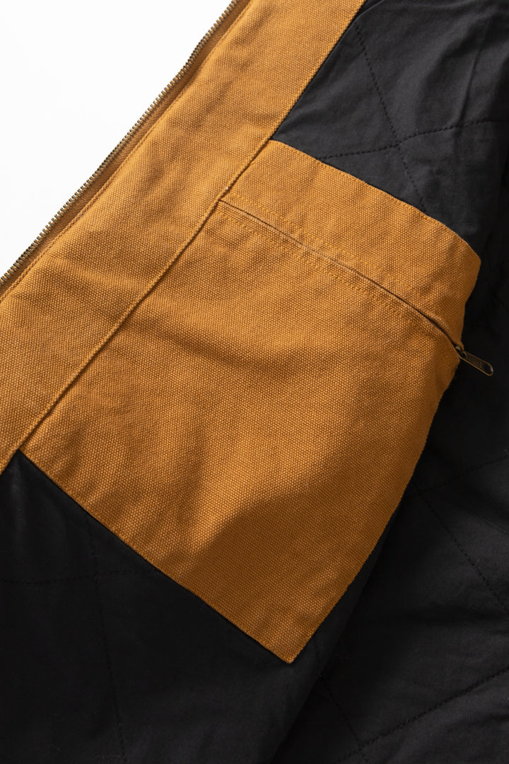 Okonkwo MFG - Canvas Hooded Jacket - Dark Khaki