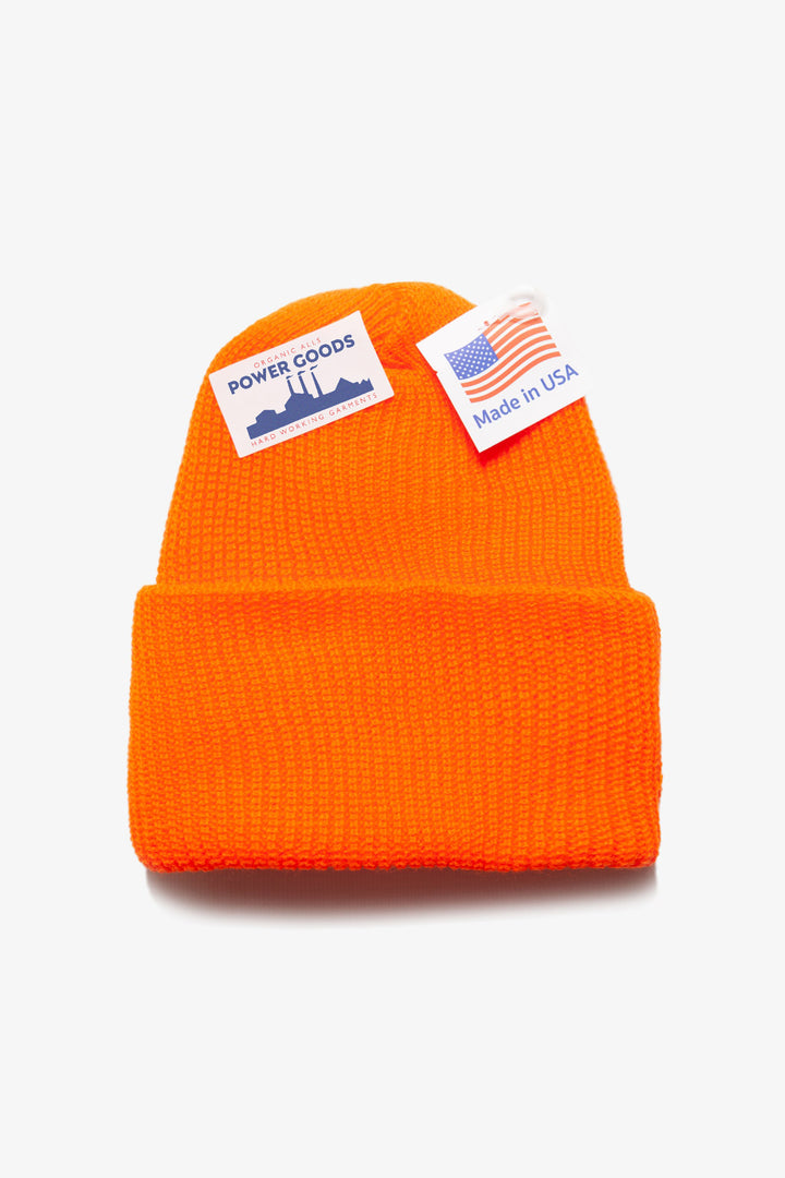 Power Goods - Watch Cap Beanie - Blaze Orange