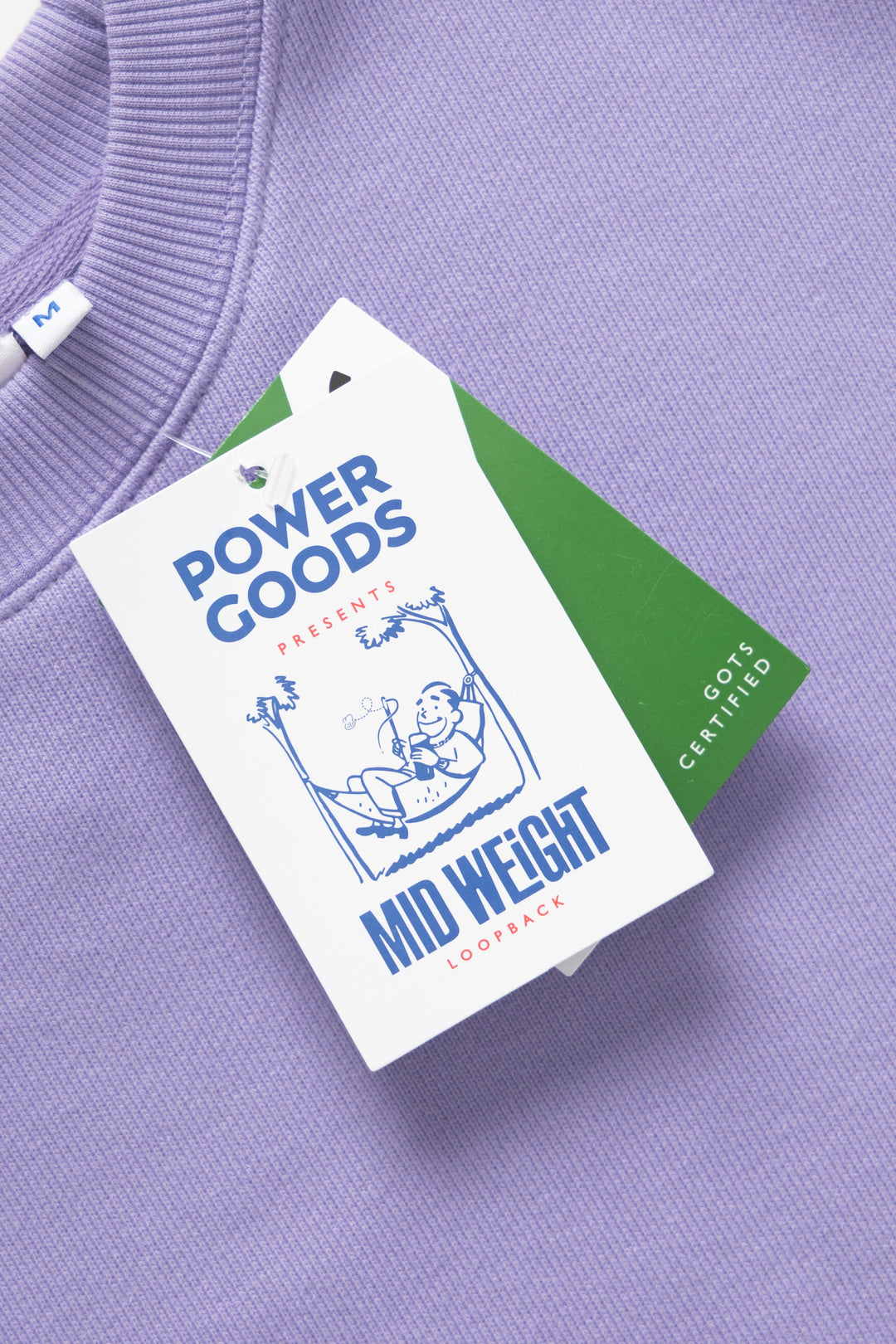 Power Goods - Loopback Crewneck - Dusty Violet