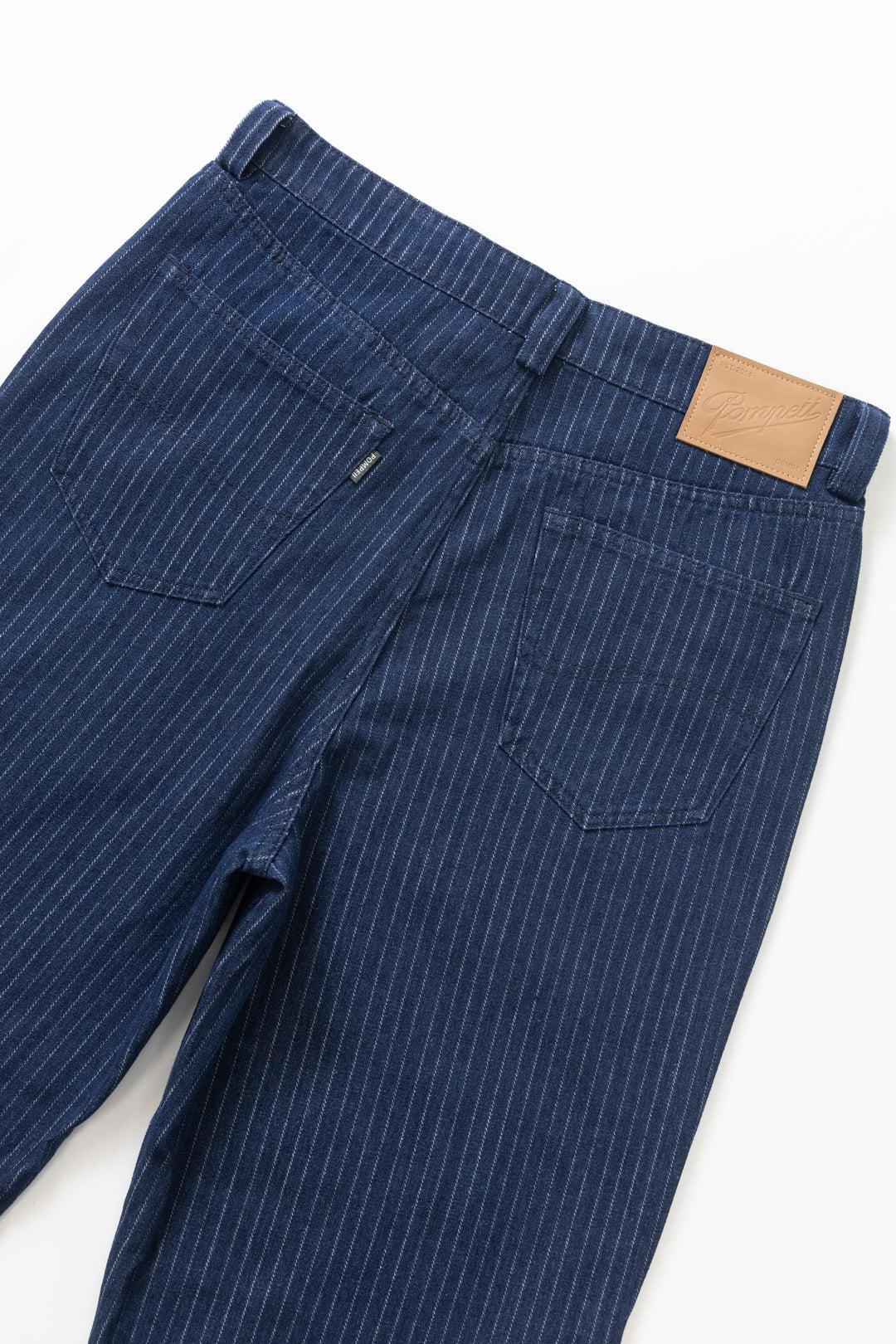Pompeii - 5-Pocket Denim Jean - Striped Navy