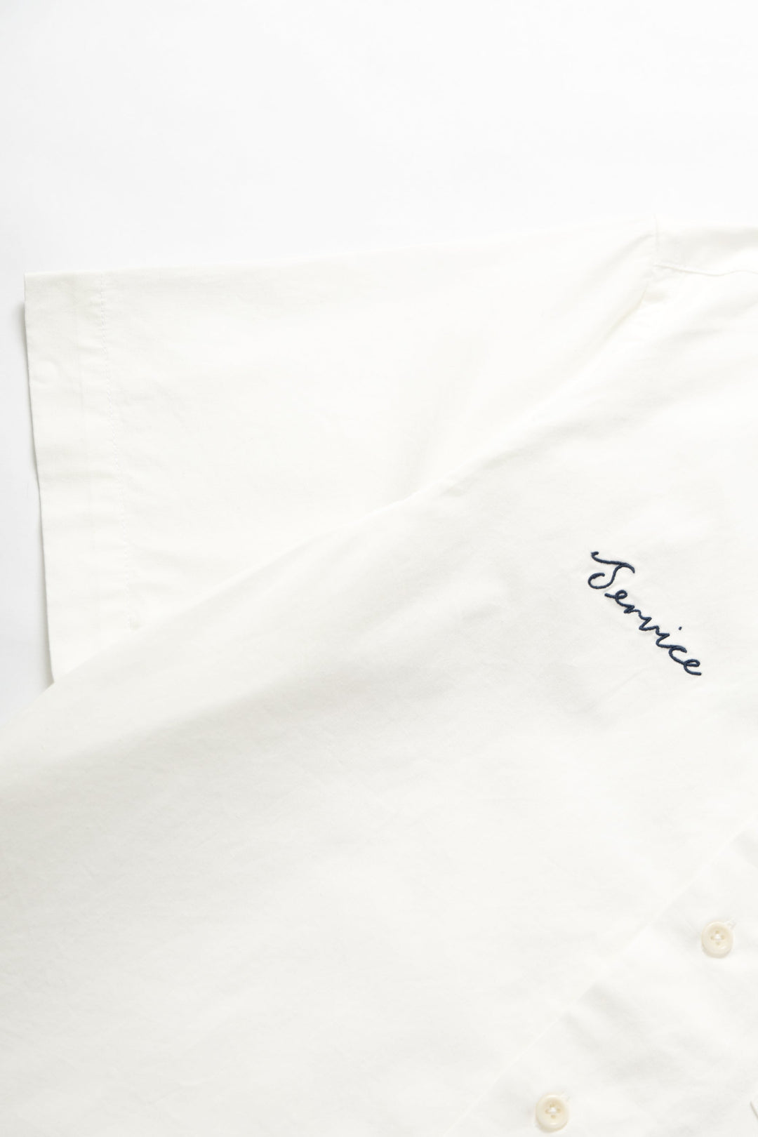 Service Works - Light Twill Necessities Short Sleeve Shirt - Off White