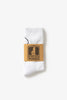 Service Works - Salt + Pepper Socks - White
