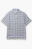 Blacksmith - Short Sleeved Popover Shirt - Navy Plaid