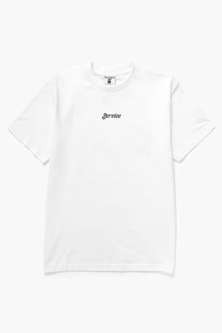 Service Works - Service Logo Tee - White