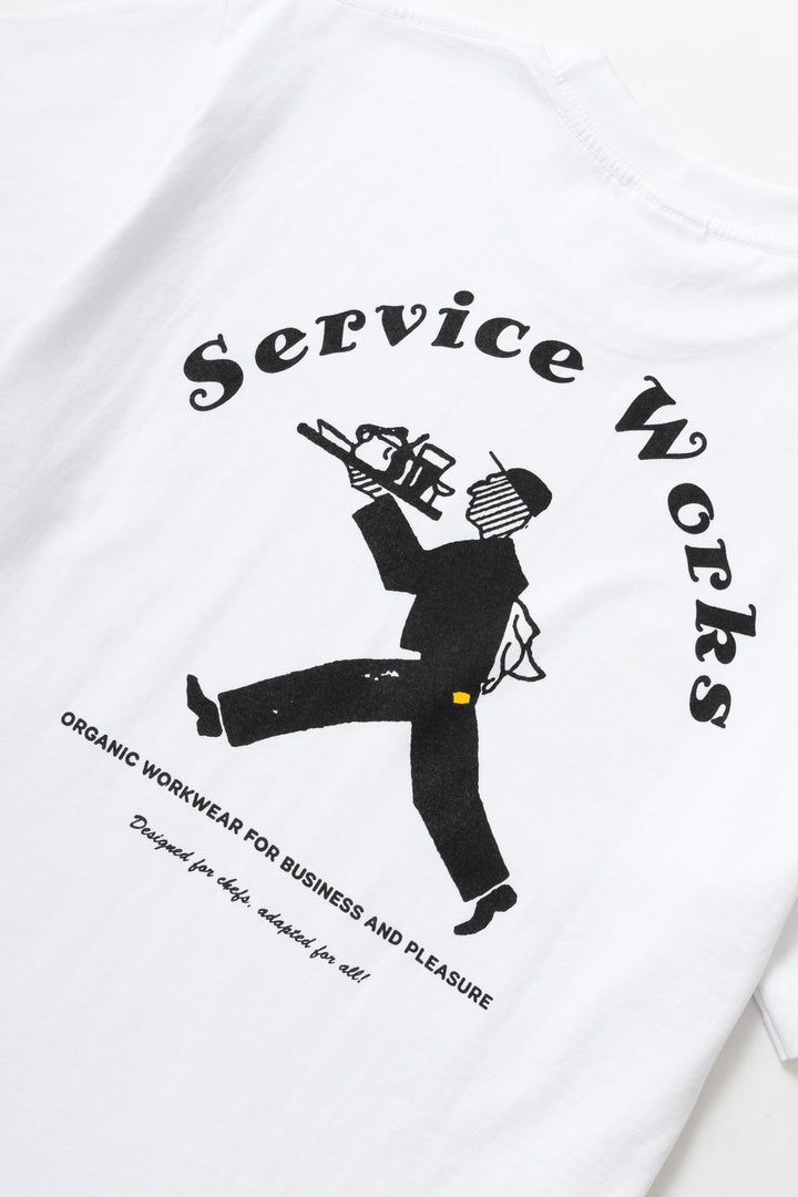 Service Works - Waiter Tee - White
