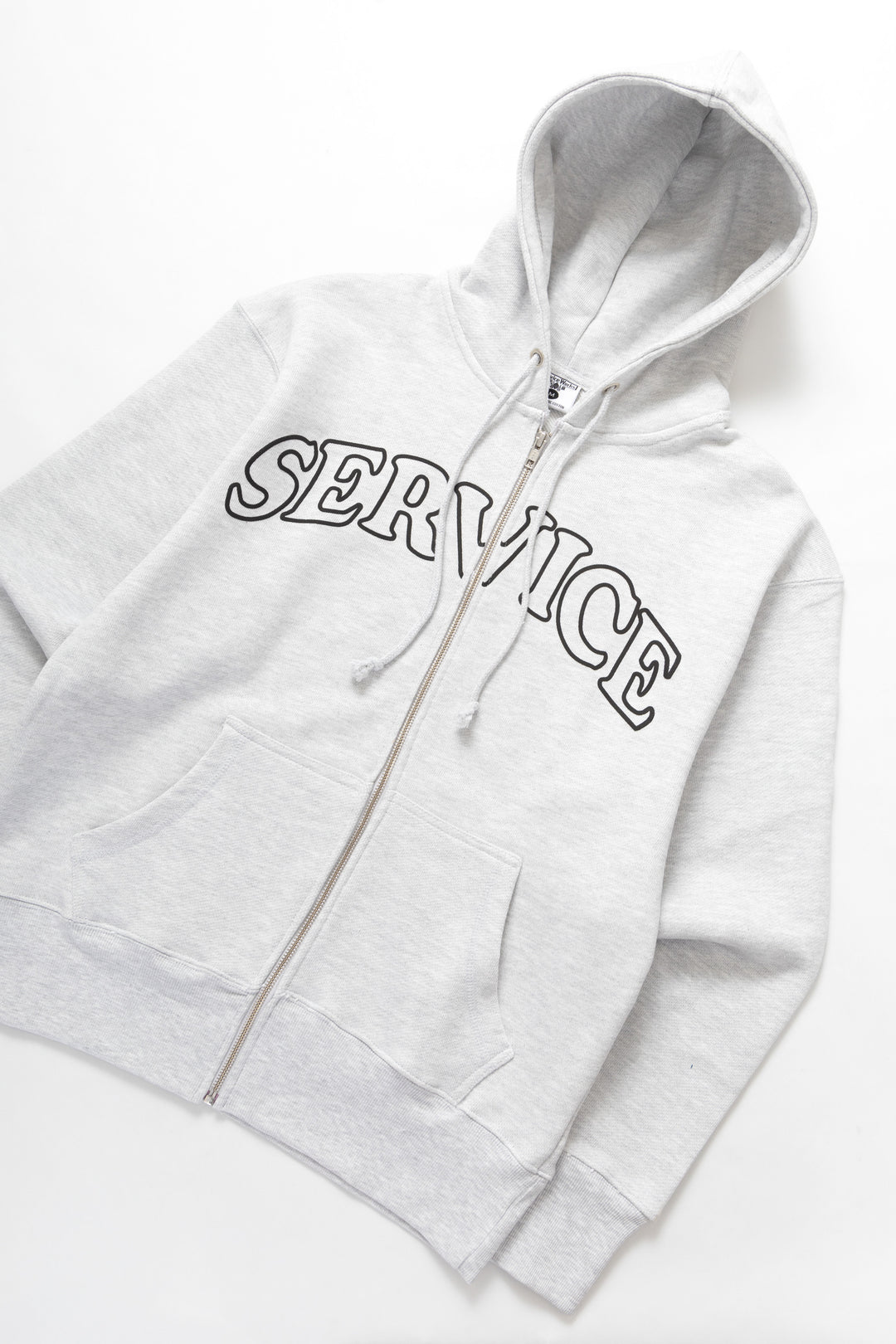 Service Works - Arch Logo Zip Hoodie - Ash