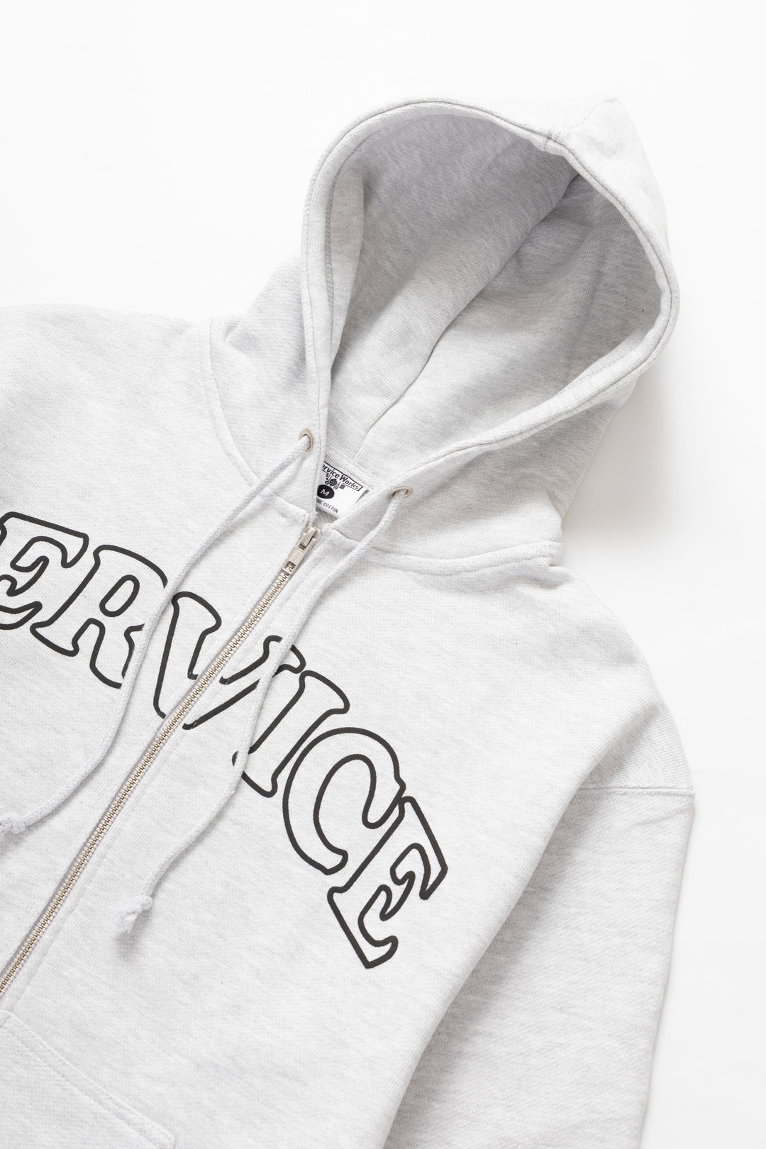 Service Works - Arch Logo Zip Hoodie - Ash