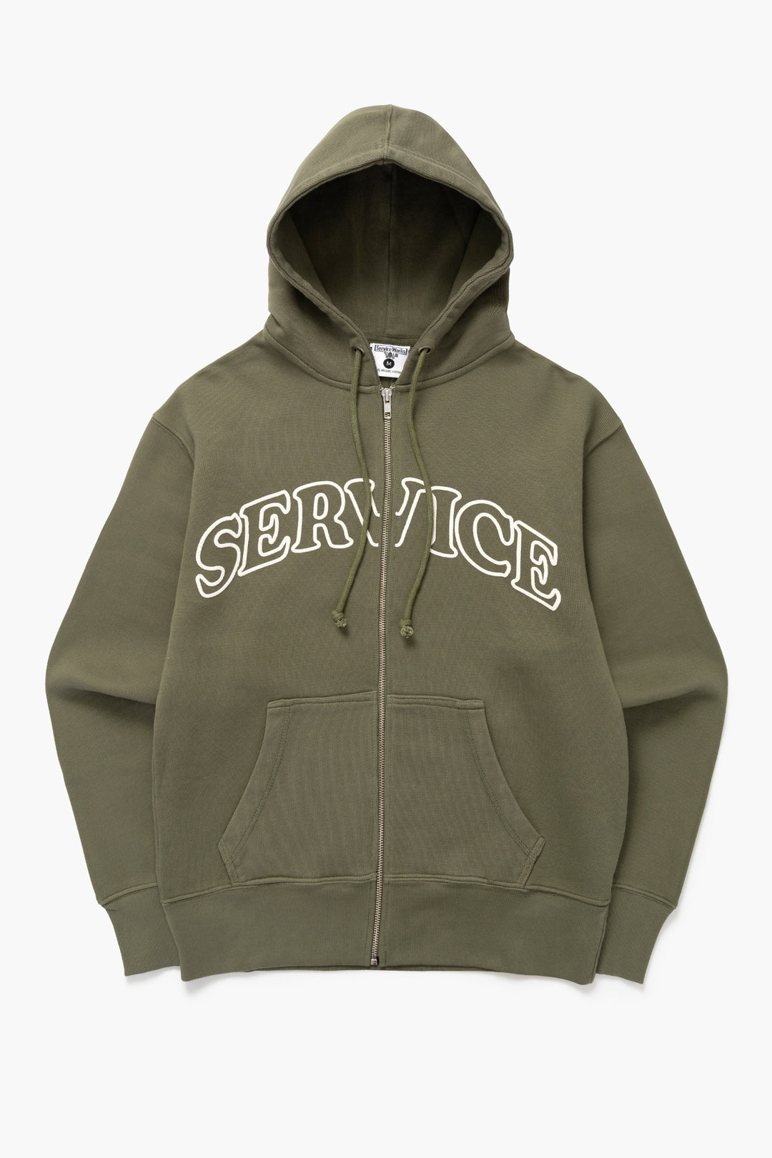 Service Works - Arch Logo Zip Hoodie - Olive