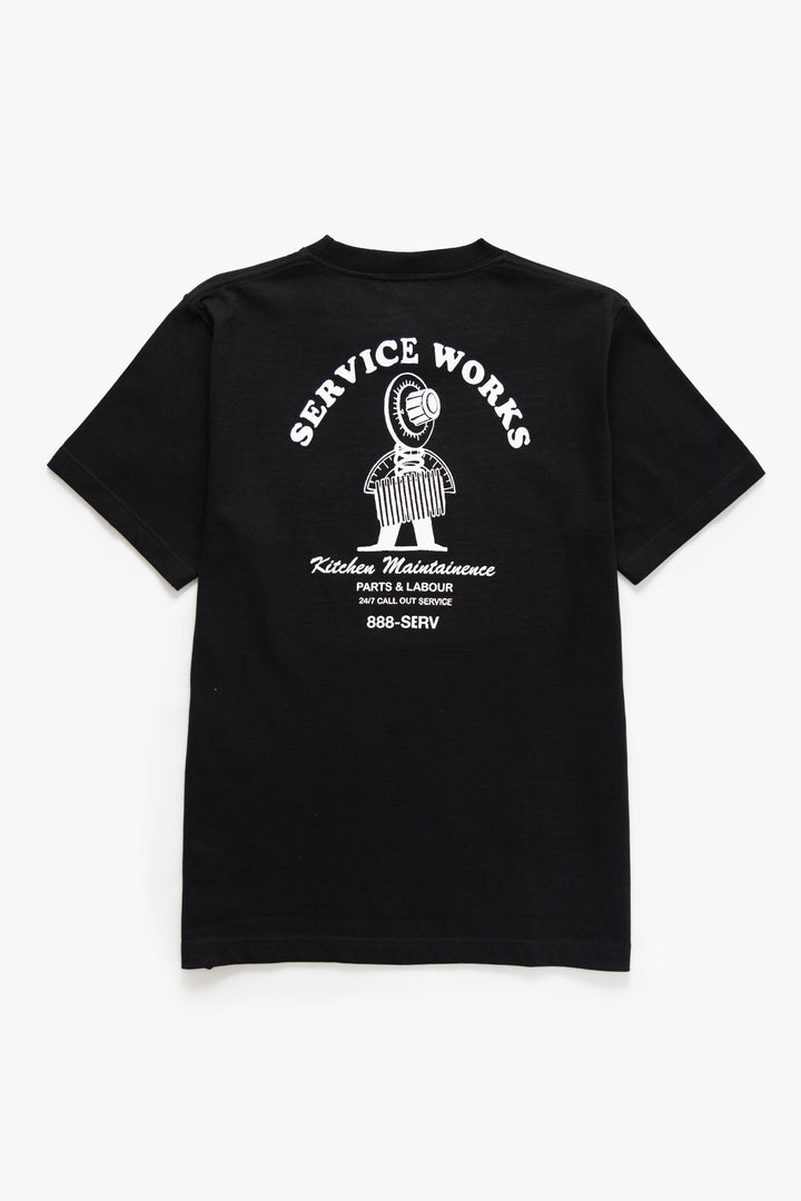 Service Works - Maintainence Tee - Black