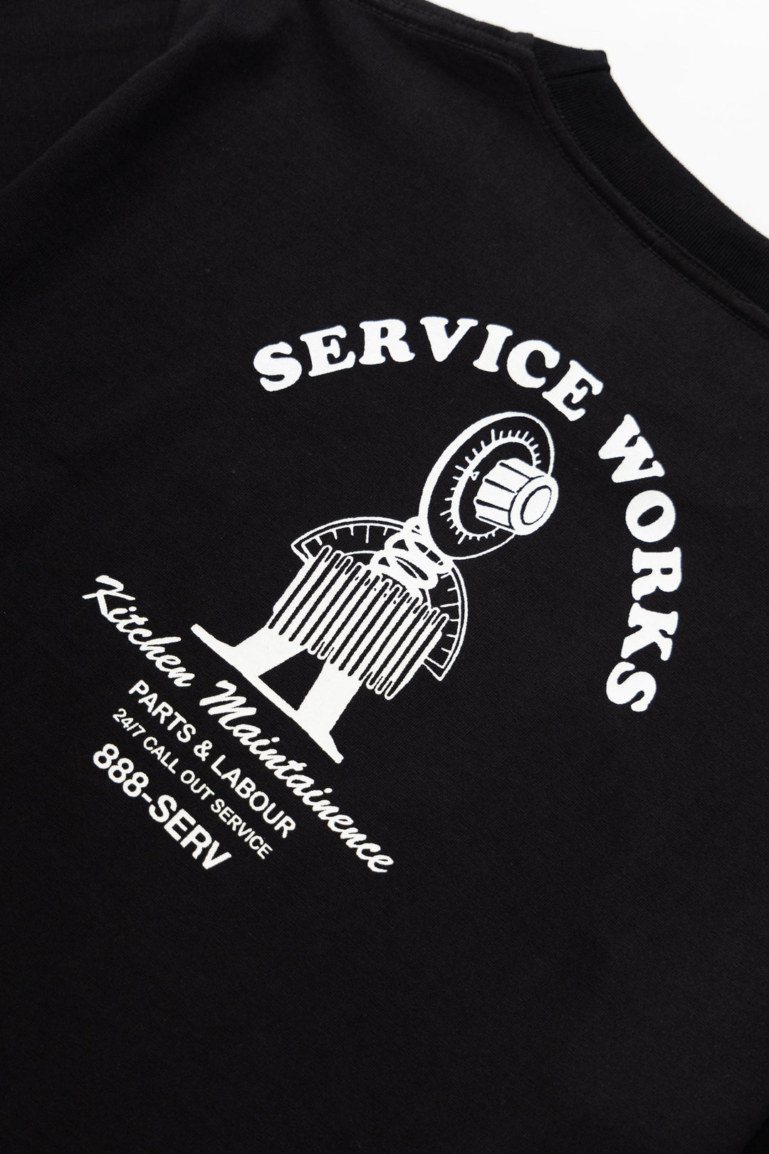 Service Works - Maintainence Tee - Black