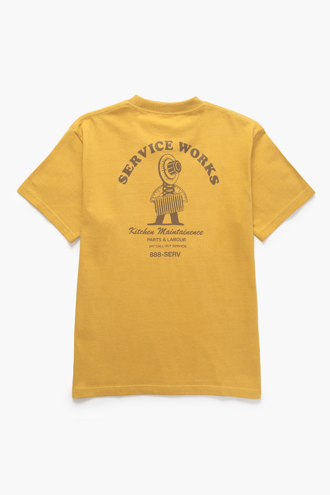 Service Works - Maintainence Tee - Mustard