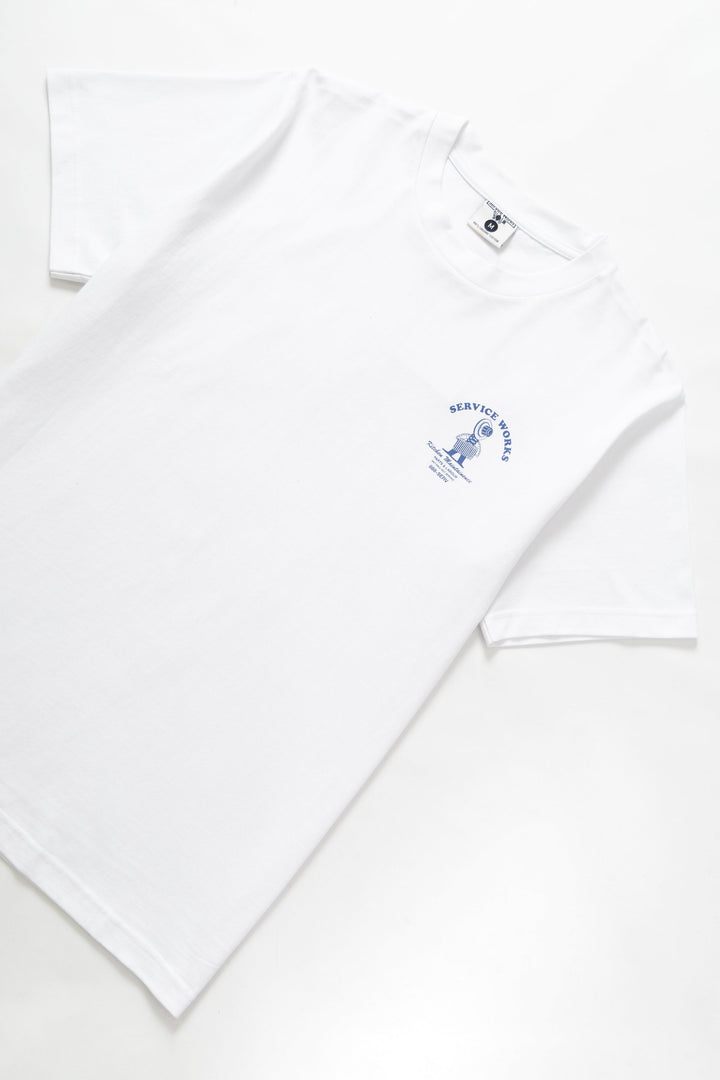 Service Works - Maintainence Tee - White