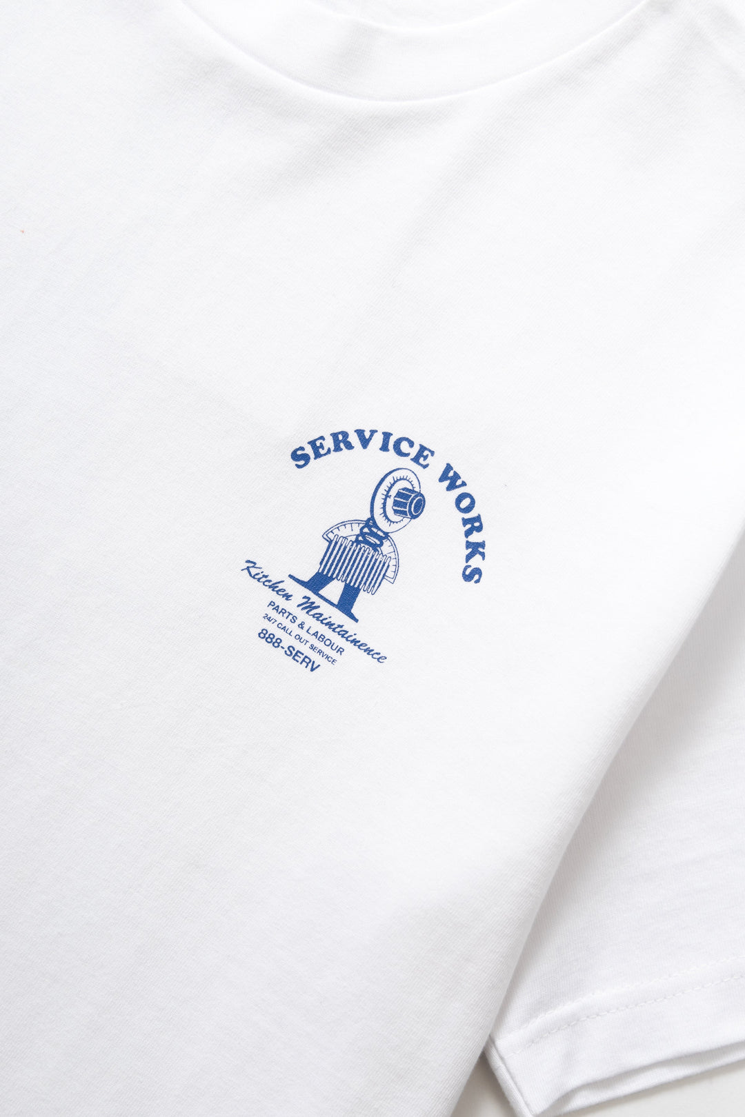 Service Works - Maintainence Tee - White