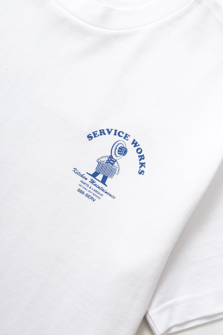 Service Works - Maintainence Tee - White