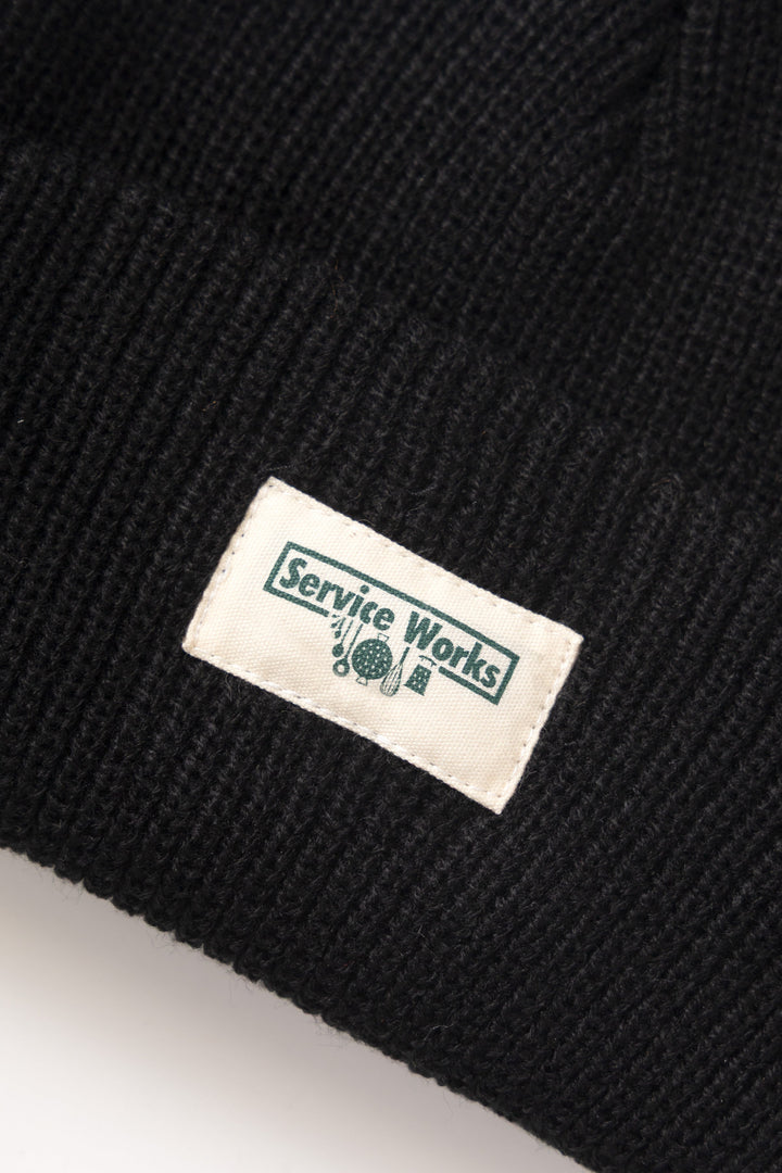 Service Works - Tassel Beanie - Black