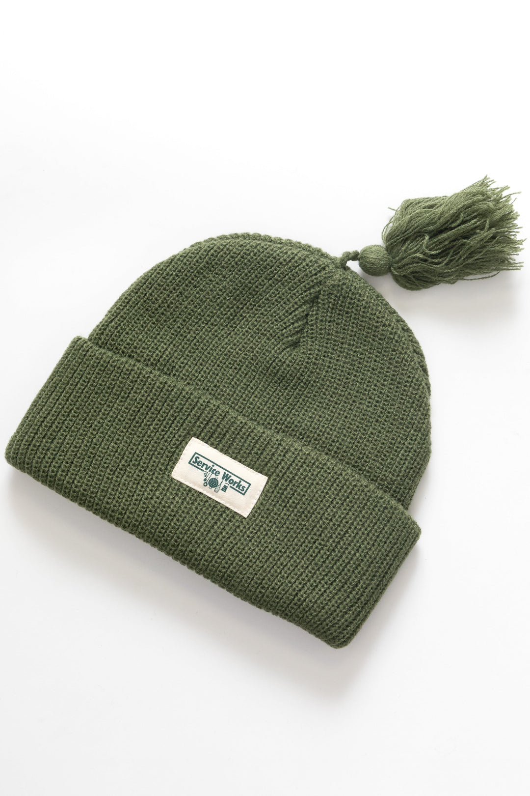 Service Works - Tassel Beanie - Olive