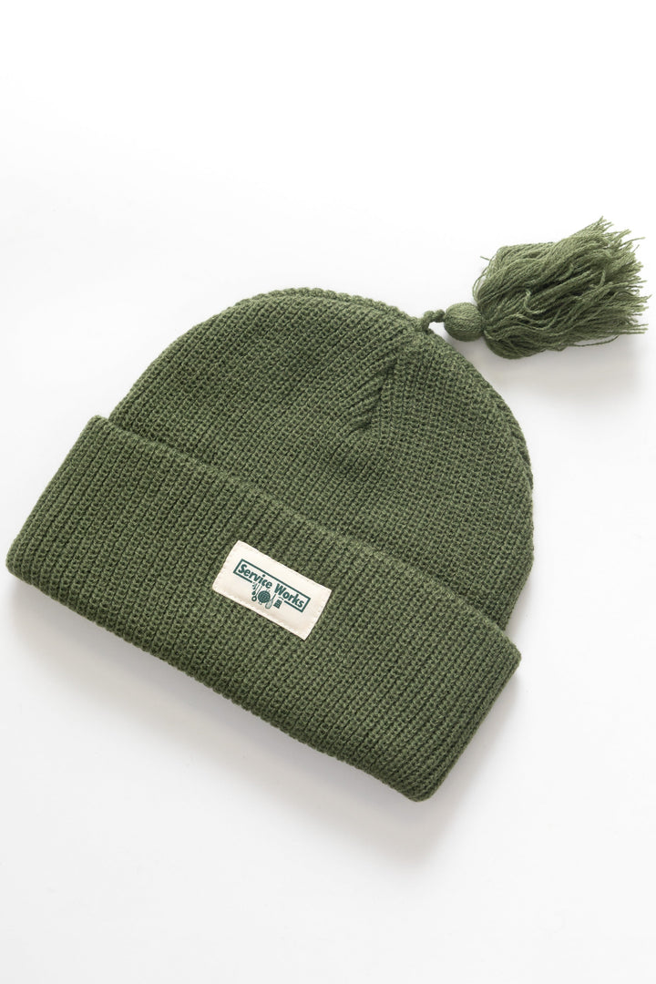 Service Works - Tassel Beanie - Olive