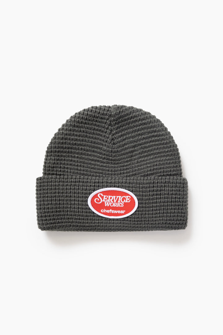 Service Works - Waffle Patch Beanie - Grey