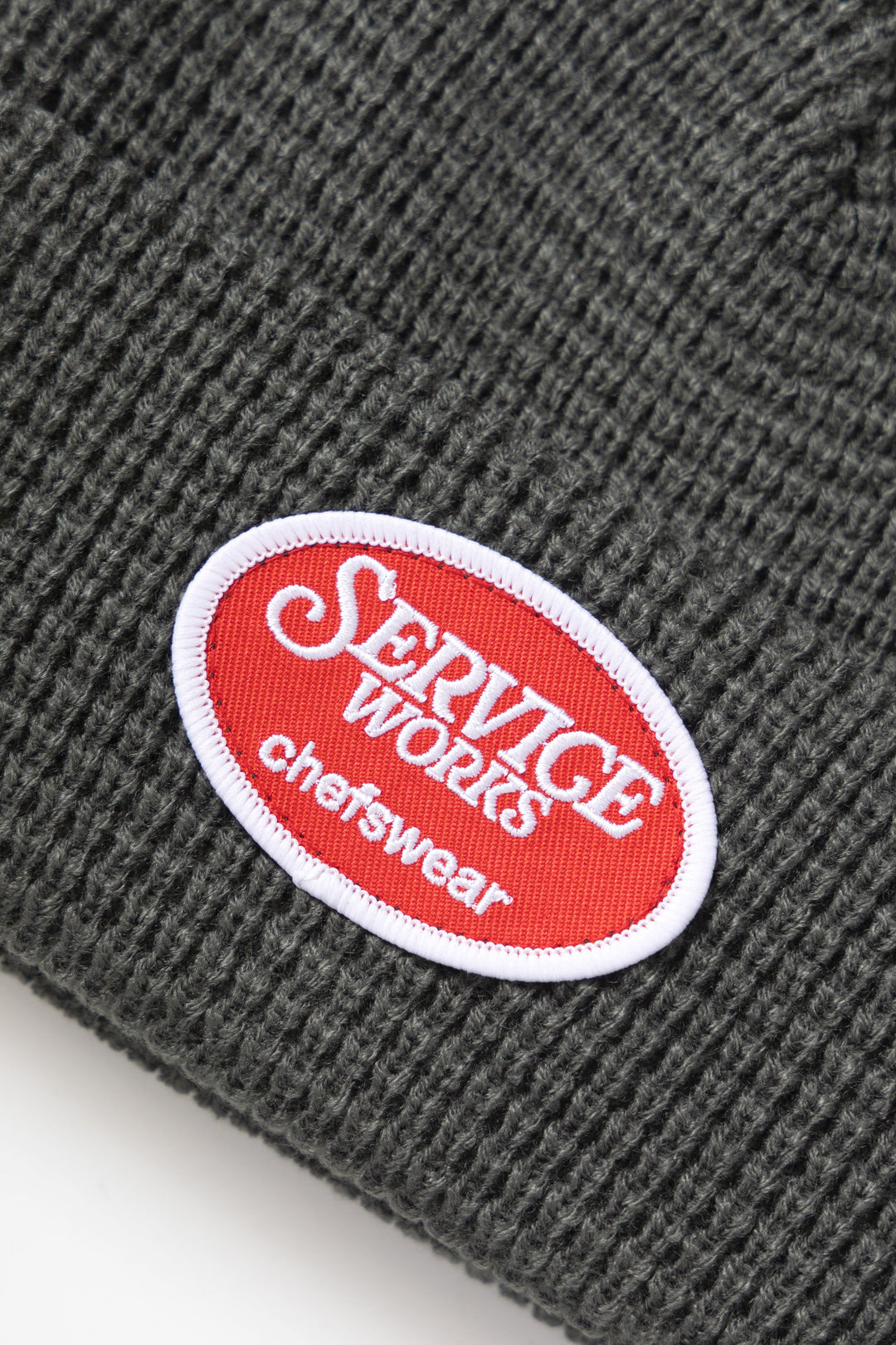 Service Works - Waffle Patch Beanie - Grey