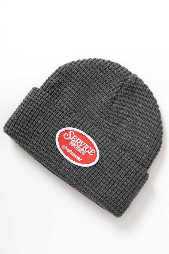 Service Works - Waffle Patch Beanie - Grey