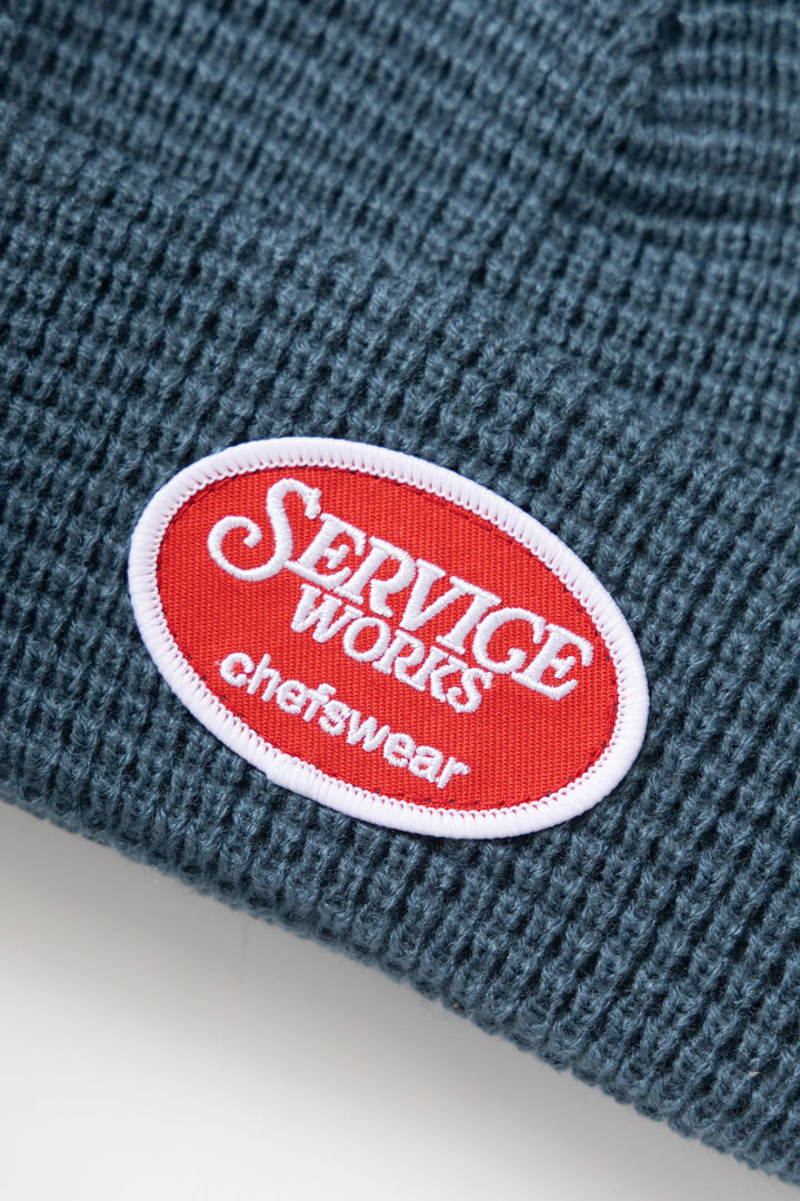Service Works - Waffle Patch Beanie - Teal