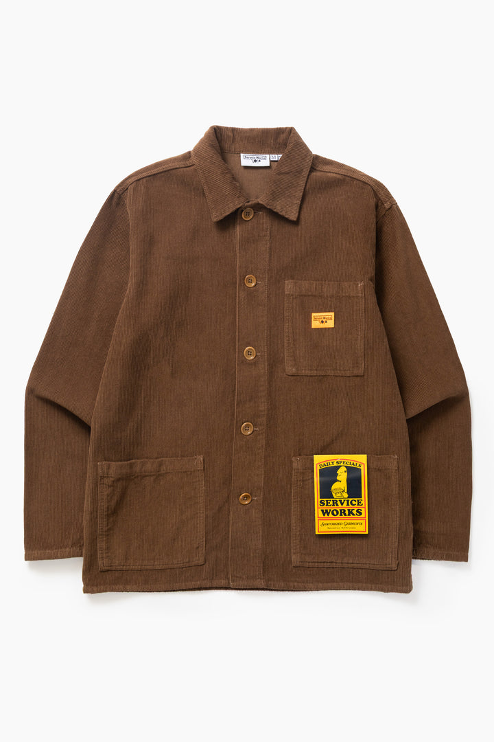 Service Works - Corduroy Chore Shirt - Bark
