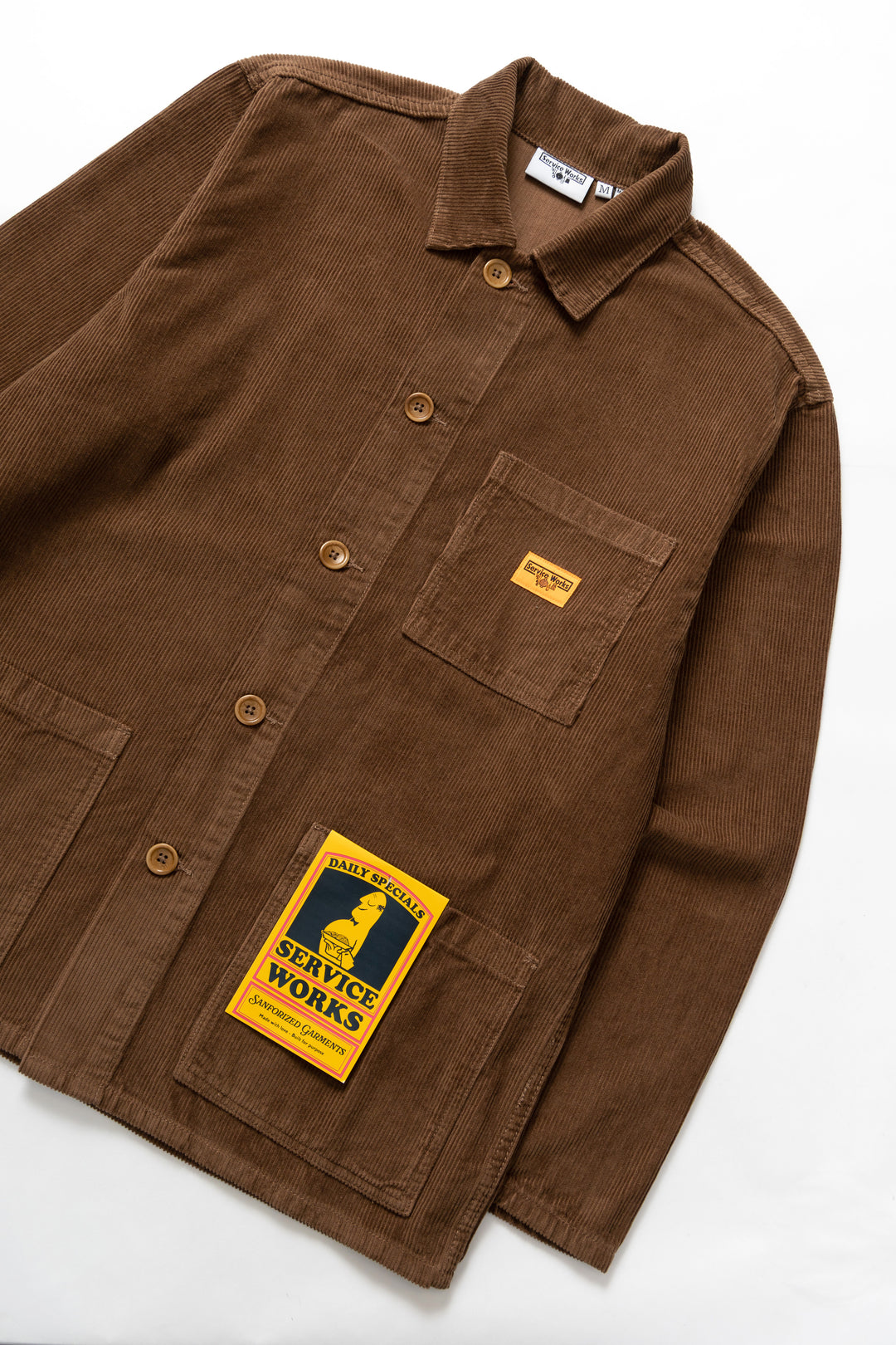 Service Works - Corduroy Chore Shirt - Bark