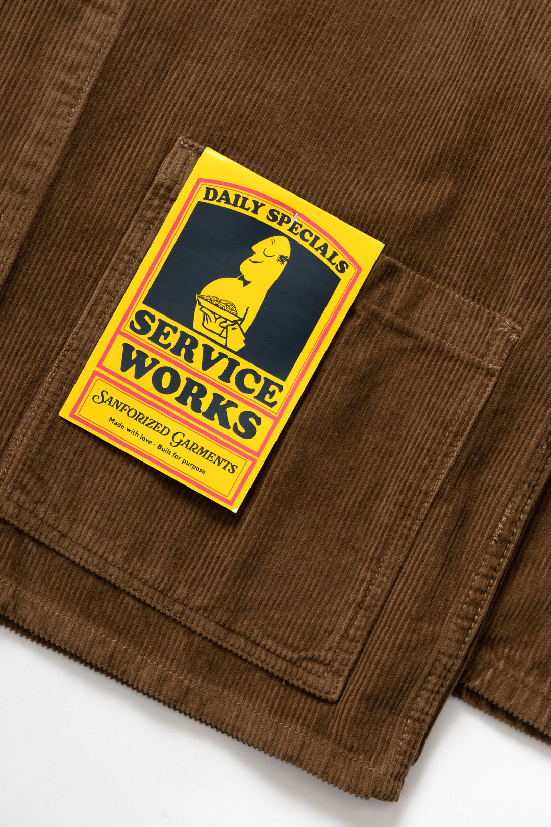Service Works - Corduroy Chore Shirt - Bark