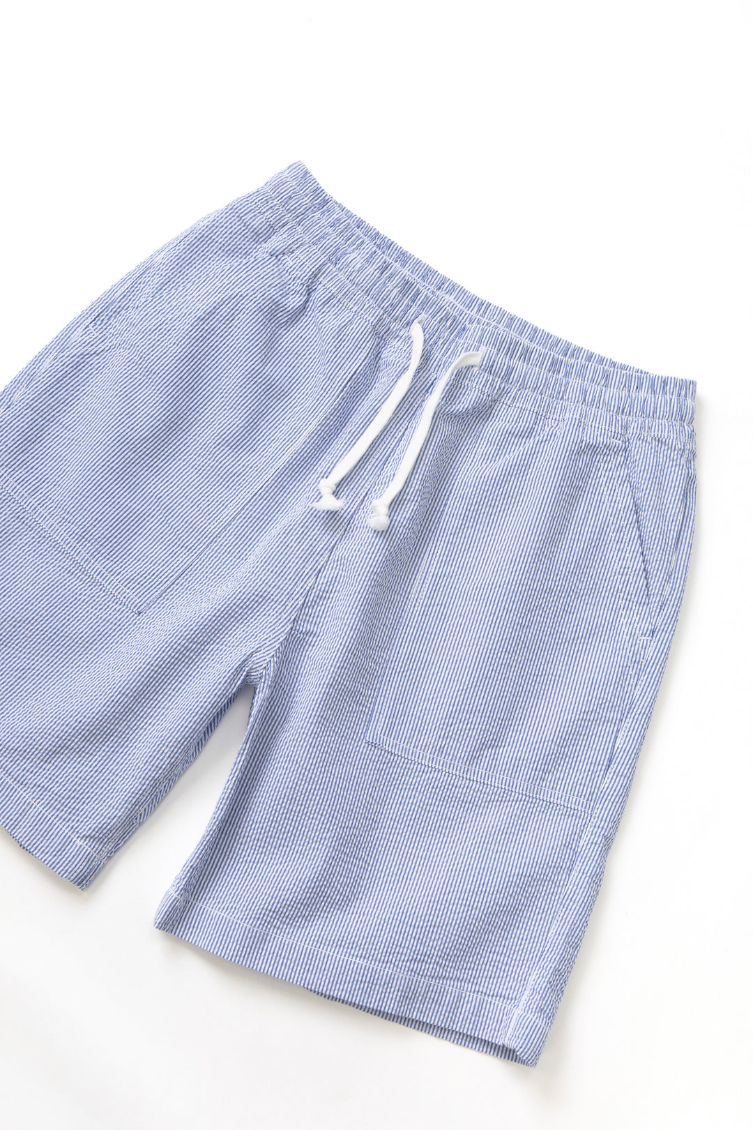 Service Works - Seersucker Chef Shorts - Navy Stripe