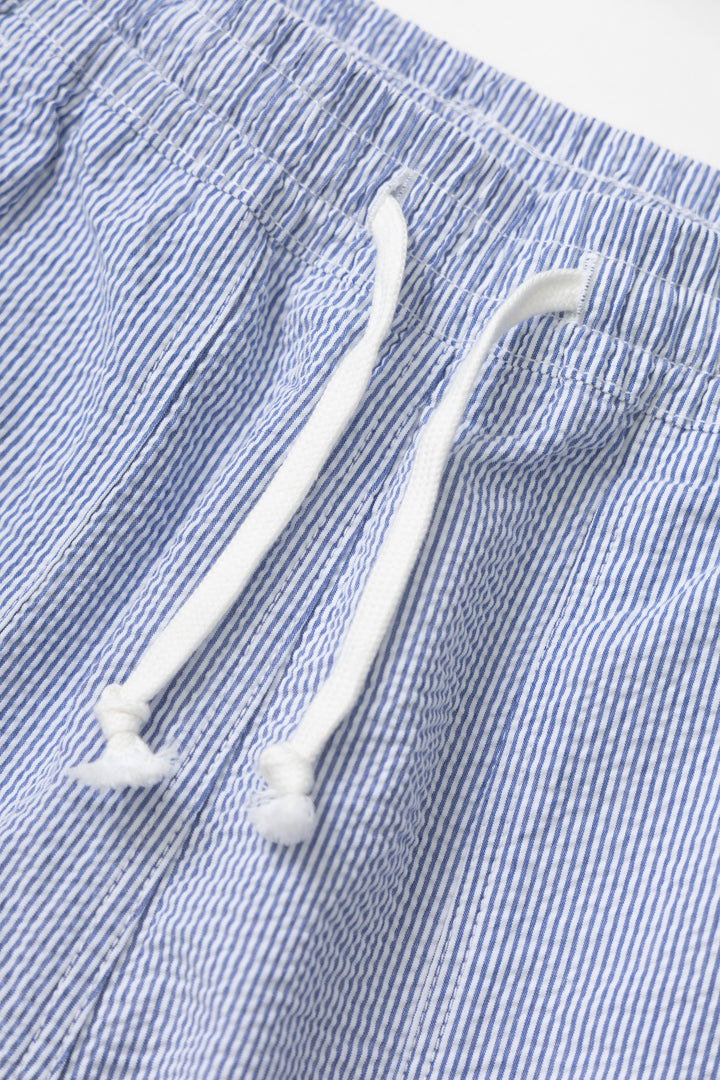 Service Works - Seersucker Chef Shorts - Navy Stripe