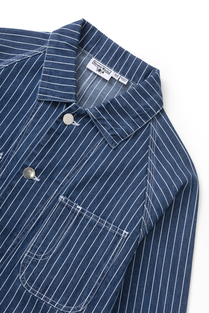 Service Works - Pinstripe Denim Coverall 2.0 - Indigo