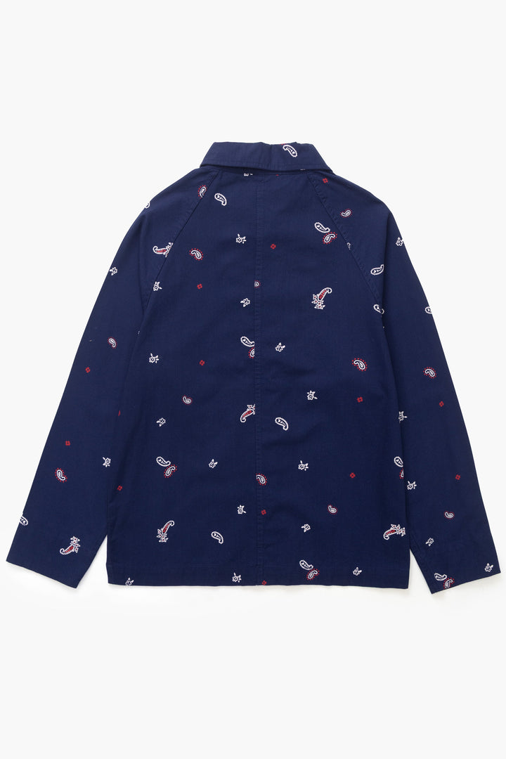 Service Works - Paisley Front Of House Jacket - Royal