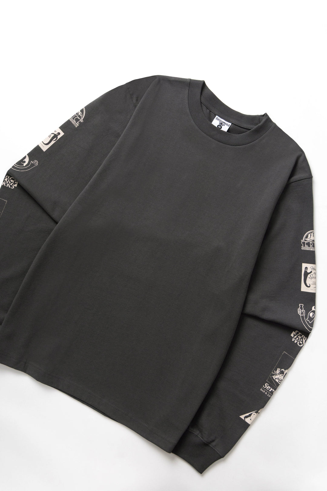 Service Works - Bootleg Long Sleeve Tee - Charcoal