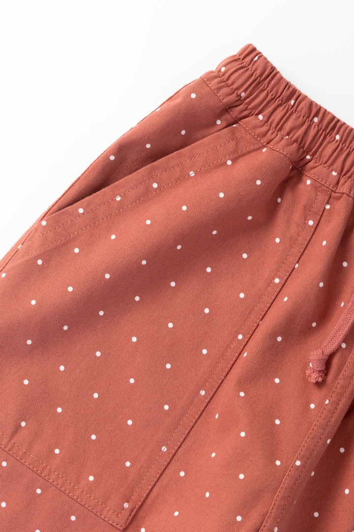Service Works - Polka Dot Chef Shorts - Clay