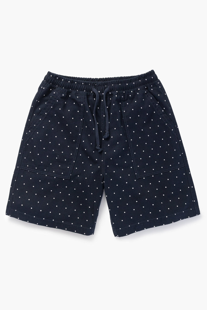 Service Works - Polka Dot Chef Shorts - Navy