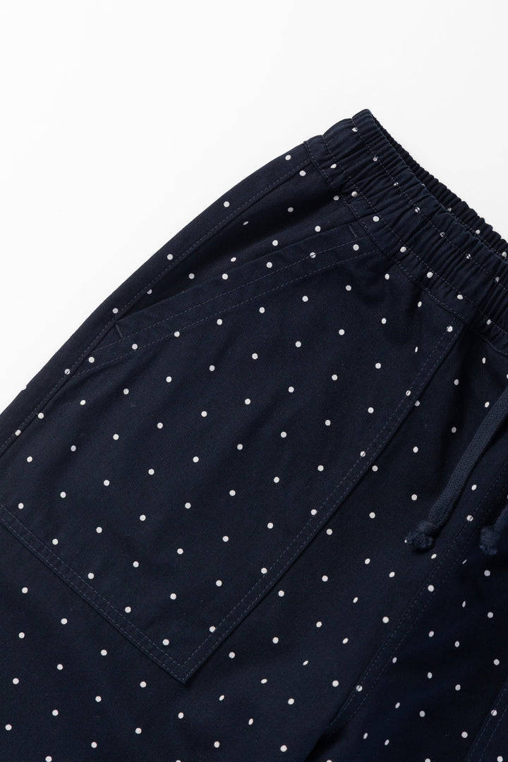 Service Works - Polka Dot Chef Shorts - Navy