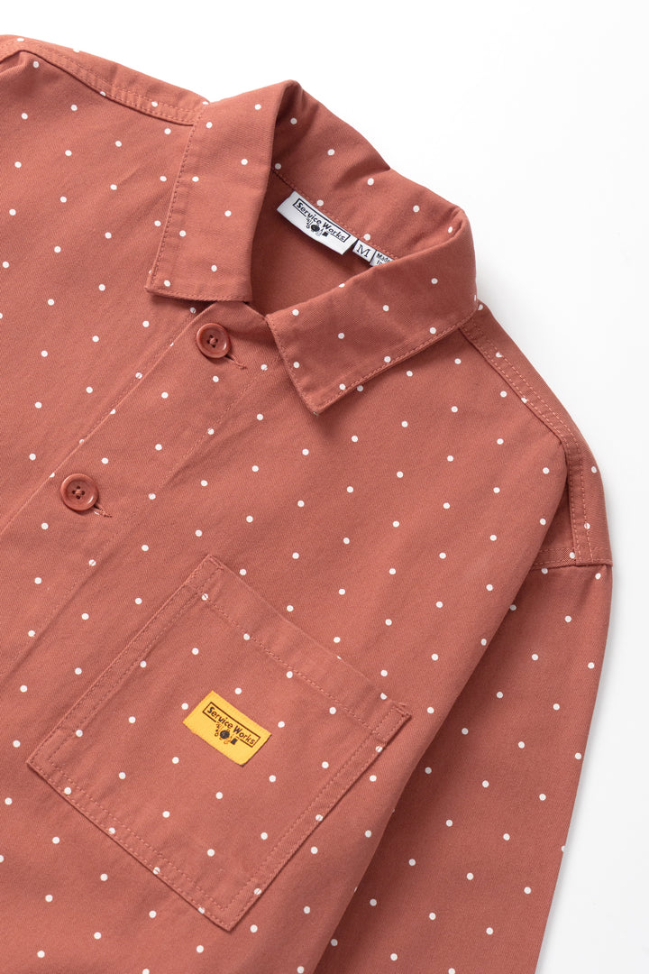 Service Works - Polka Dot Chore Shirt - Clay