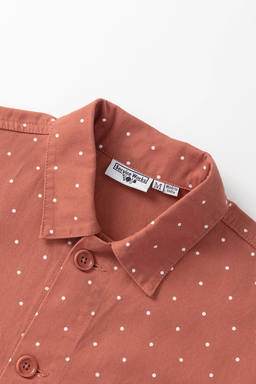 Service Works - Polka Dot Chore Shirt - Clay