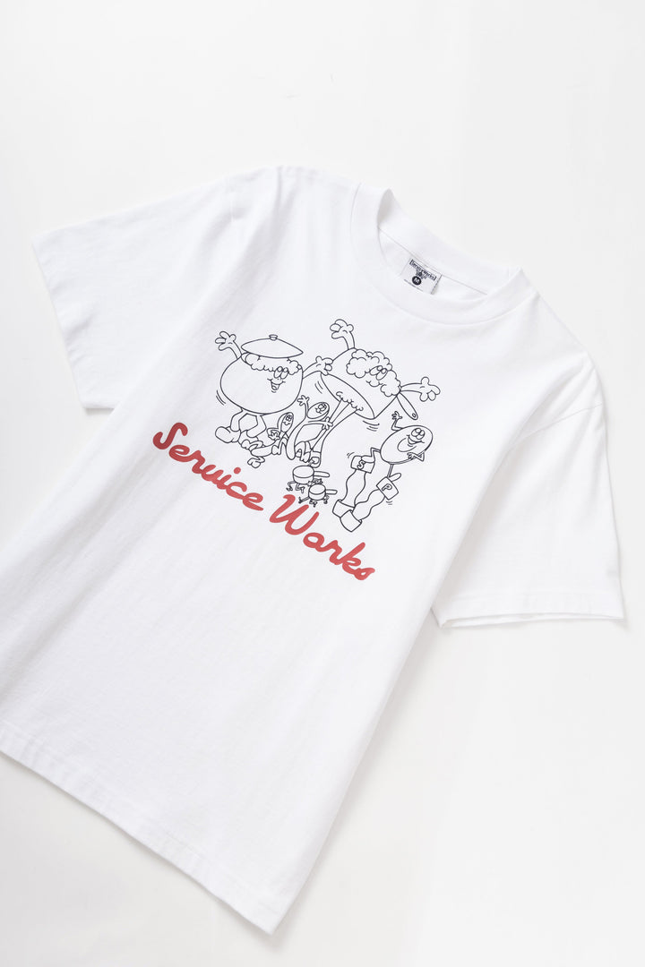 Service Works - Pots & Pans Tee - White