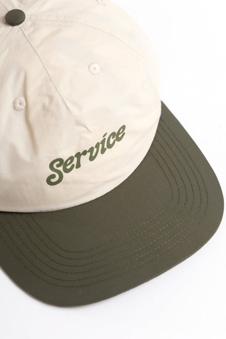 Service Works - Script Surf Cap - Off-White / Olive
