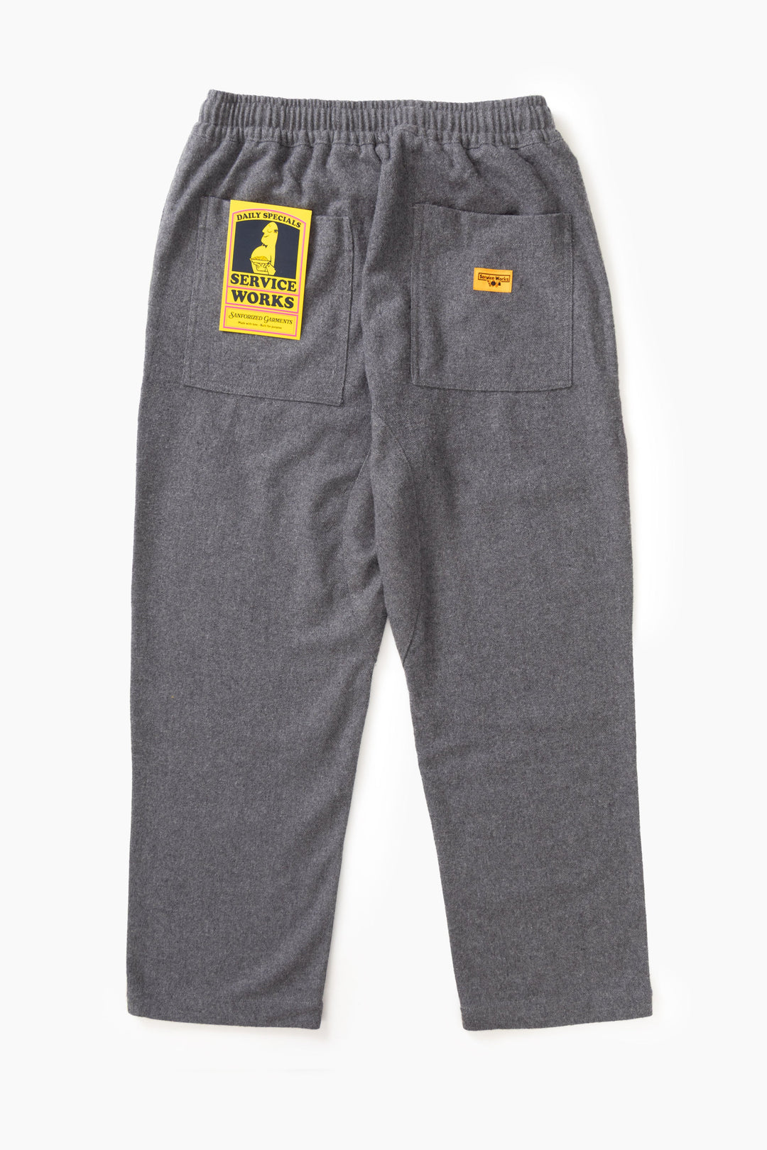 Service Works -  Flannel Chef Pants - Charcoal