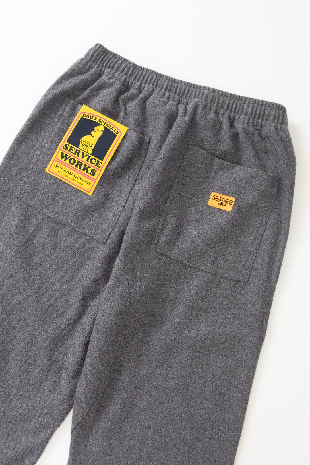 Service Works -  Flannel Chef Pants - Charcoal