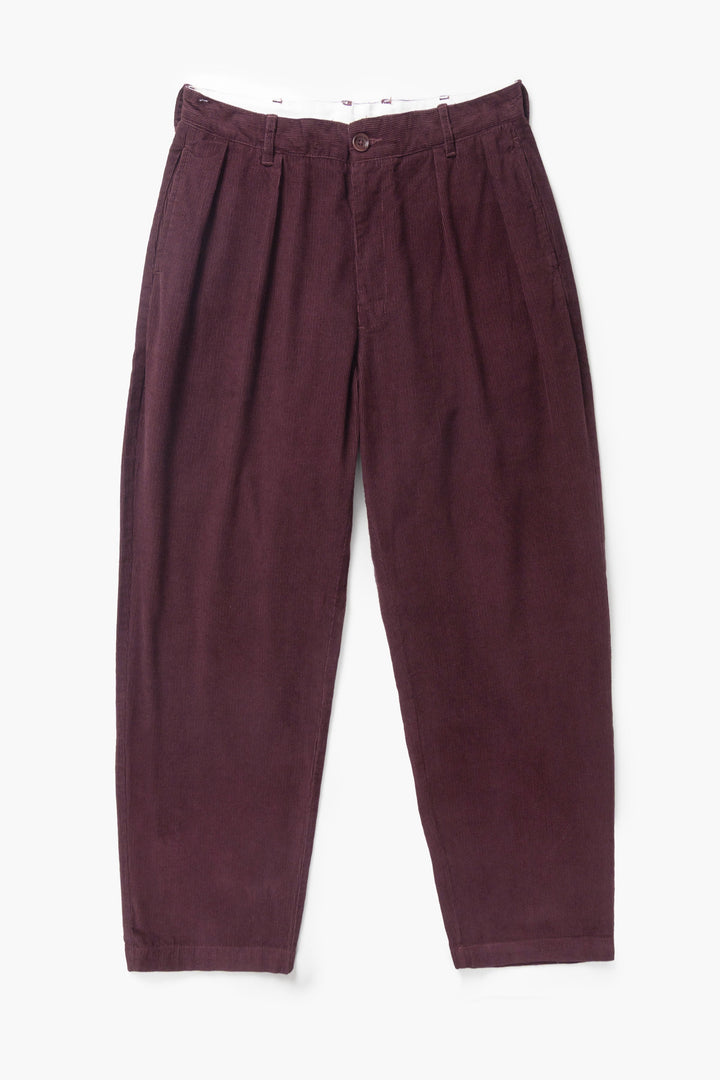 Service Works -  Fine Cord Part Timer Pants - Burgundy