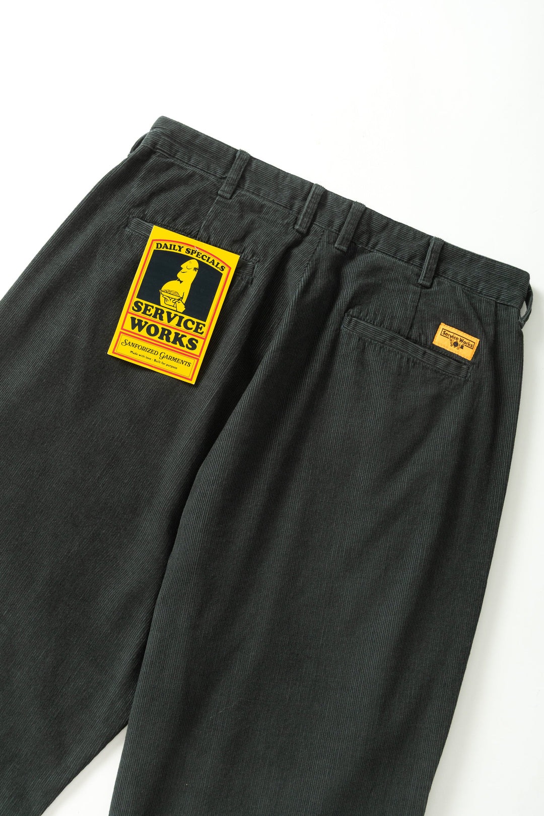 Service Works -  Fine Cord Part Timer Pant - Jewel