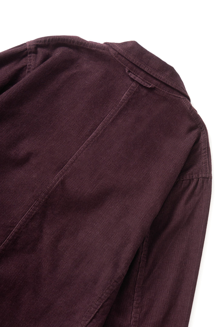 Service Works -  Fine Cord Server Suit Jacket - Burgundy