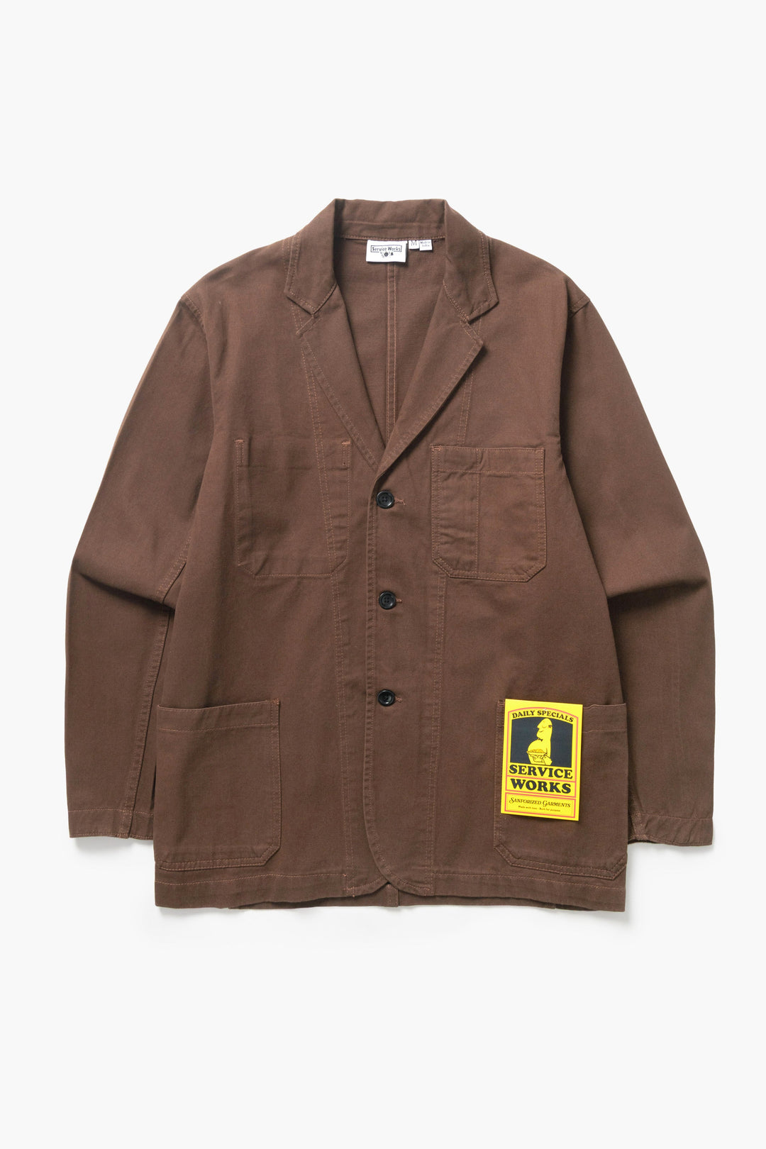 Service Works -  Twill Server Suit Jacket - Brown