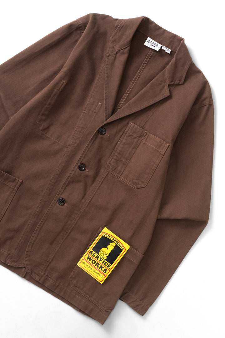 Service Works -  Twill Server Suit Jacket - Brown