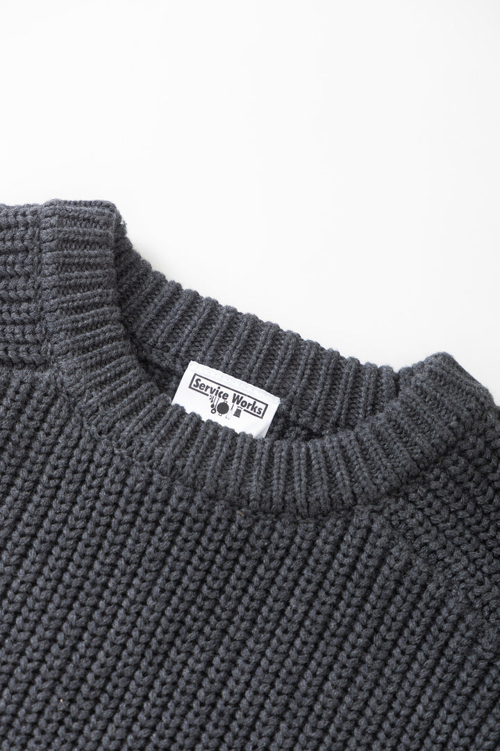 Service Works -  Artichoke Chunky Knit - Charcoal