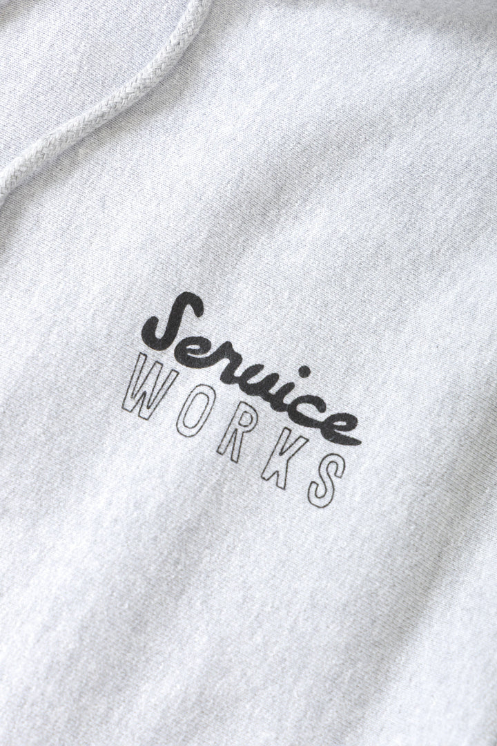 Service Works -  Eating Adventures Hoodie - Heather Grey